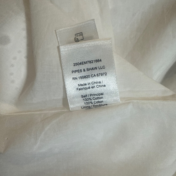 Veronica Beard Aven White Eyelet Midi Dress - Picture 10 of 11